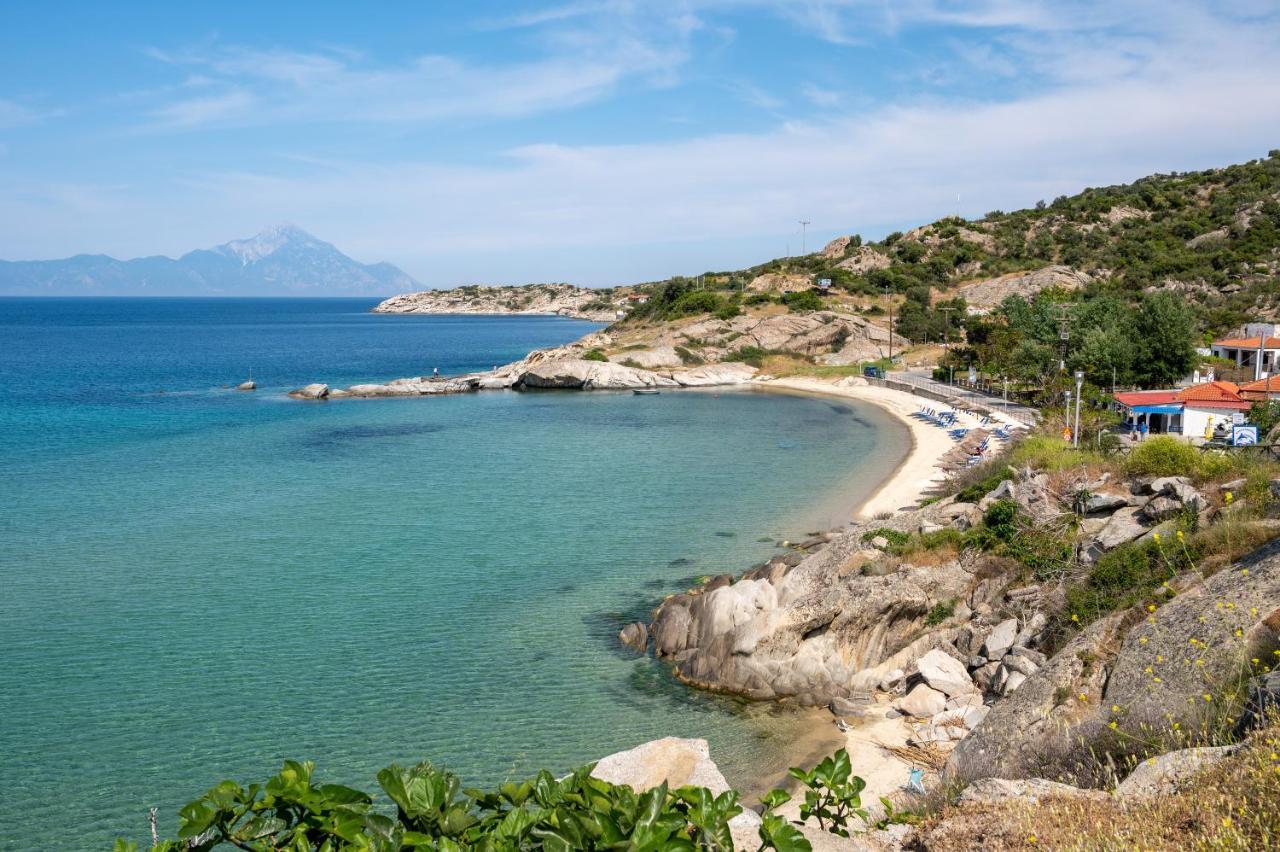 Athos View - Golden Fig Sykia Lodge Paralia Sikias Exteriör bild